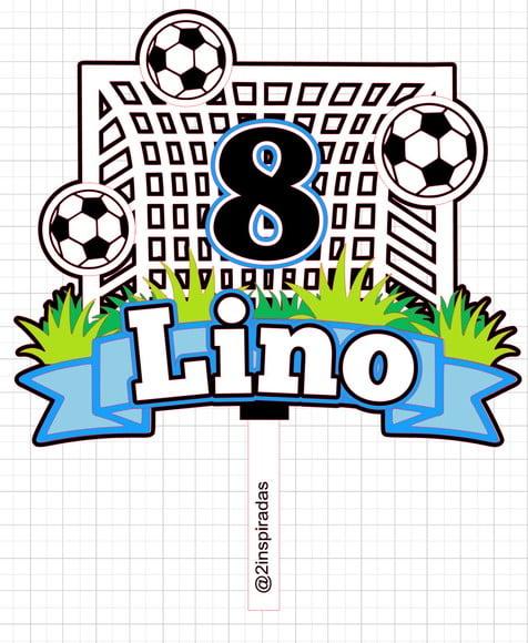 Topo de Bolo Futebol