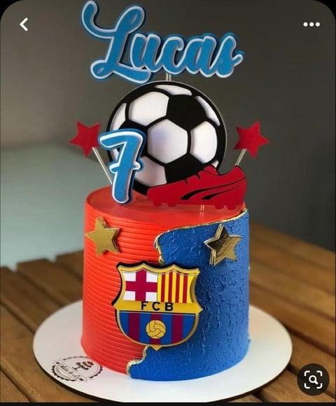 Topo de Bolo Futebol