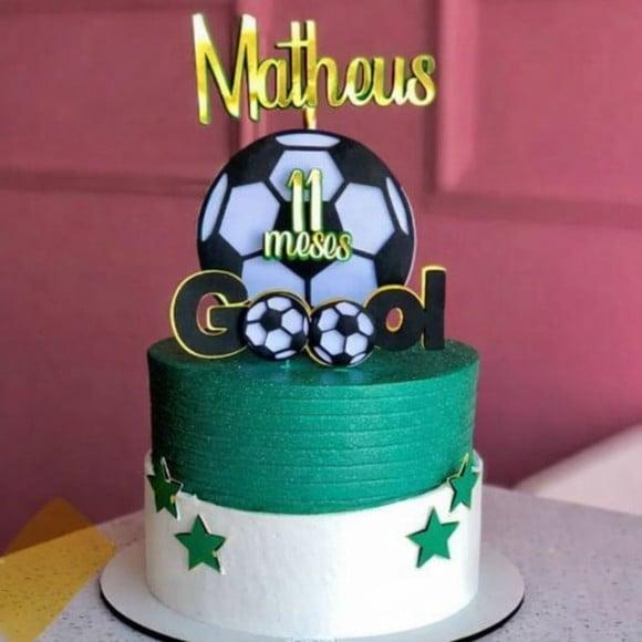 Topo de Bolo Futebol