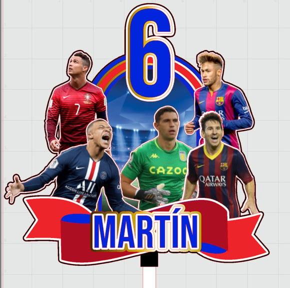 Topo de Bolo Futebol