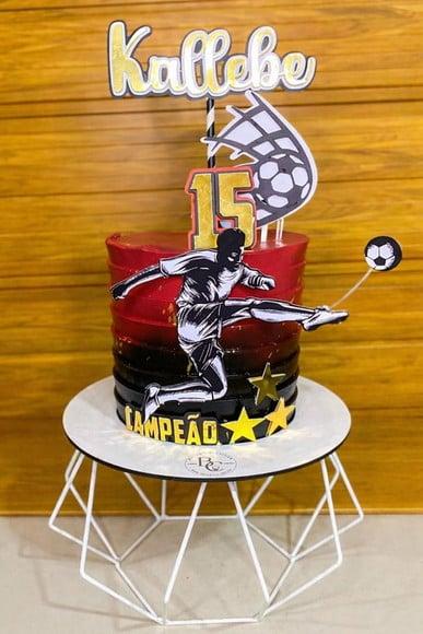 Topo de Bolo Futebol