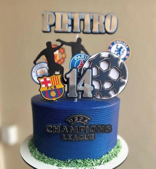 Topo de Bolo Futebol