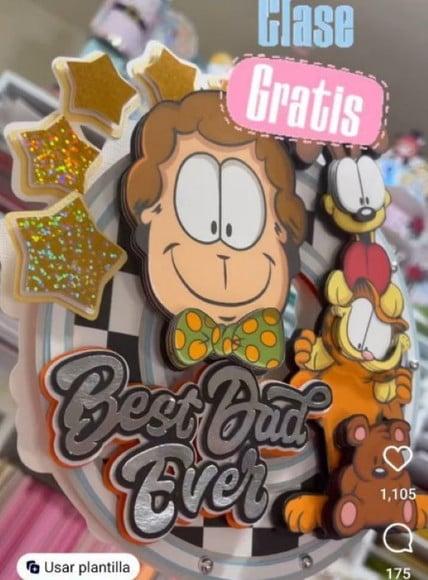 Topo de Bolo Garfield