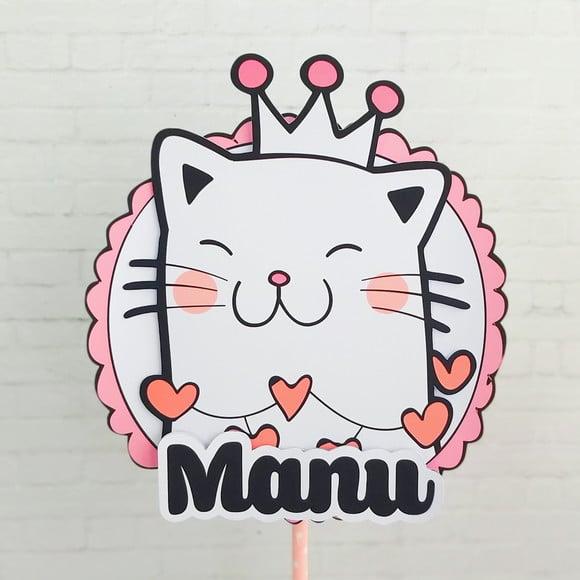 Topo de Bolo Gatinho