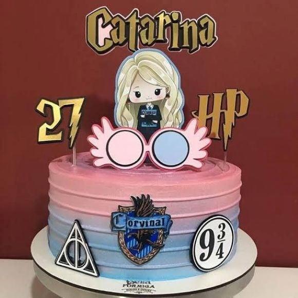 Topo de Bolo Harry Potter