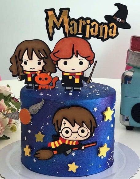 Topo de Bolo Harry Potter