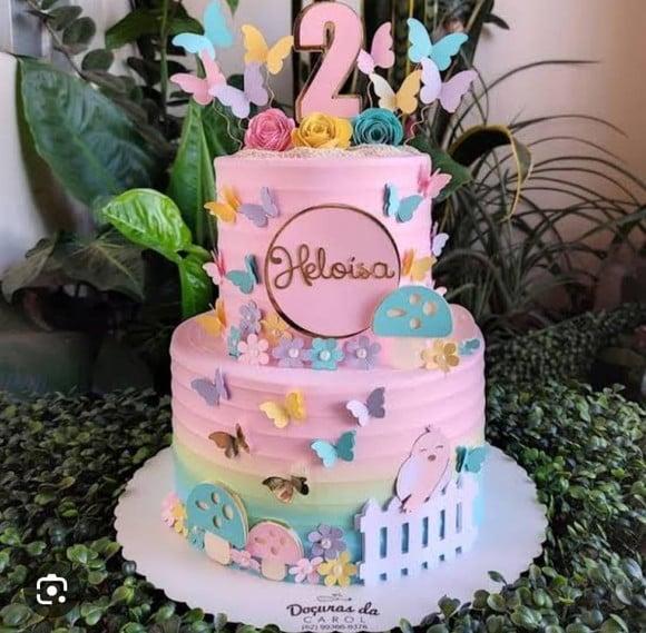 Topo de Bolo Jardim