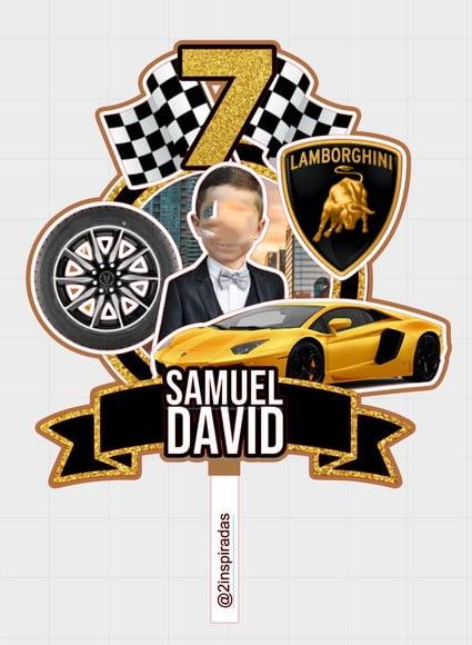 Topo de Bolo Lamborghini