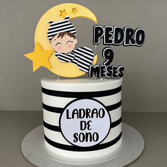 Topo de Bolo Ladrão de Sono