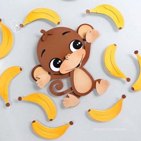 Topo de Bolo Macaquinho