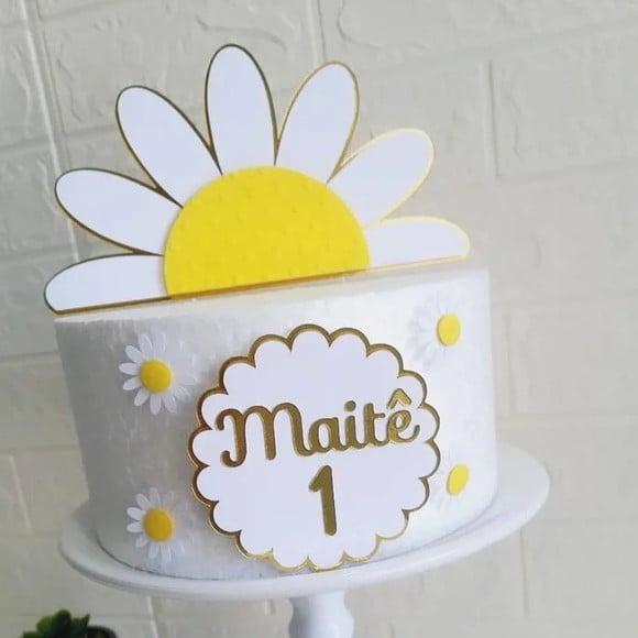 Topo de Bolo Margarida