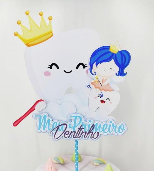 Topo de Bolo Meu Primeiro Dentinho