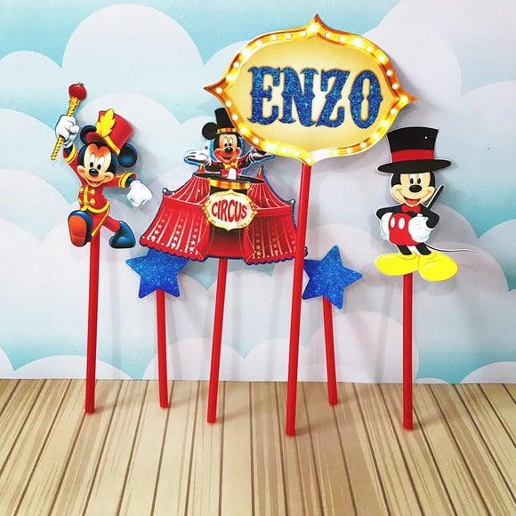 Topo de Bolo Mickey