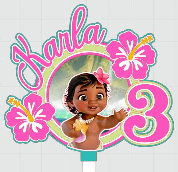 Topo de Bolo Moana