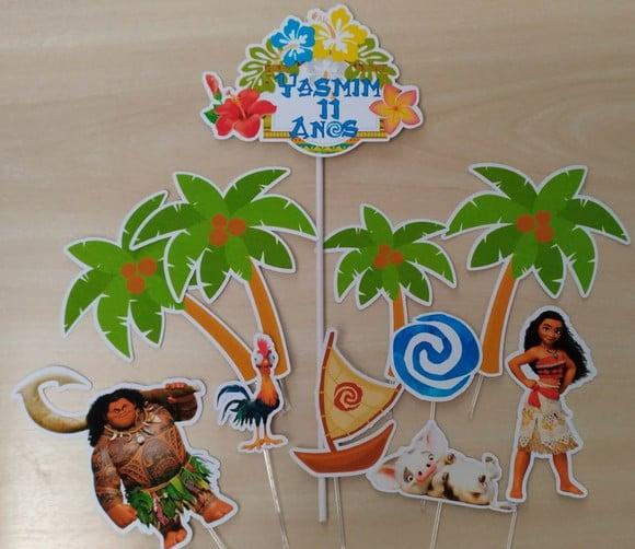 Topo de Bolo Moana