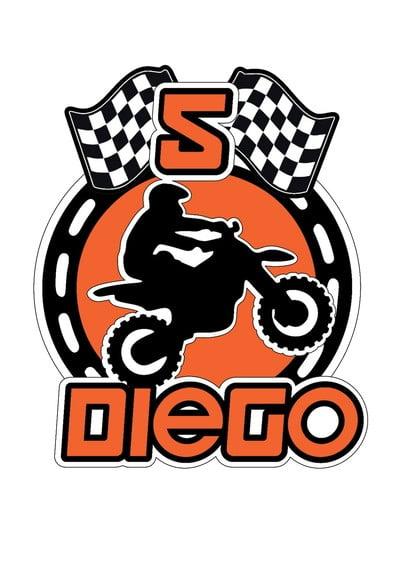 Topo de Bolo Moto