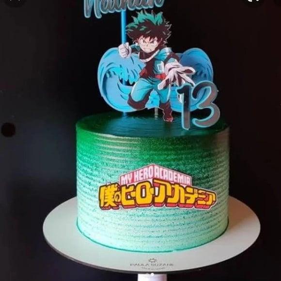 Topo de Bolo My Hero Academia