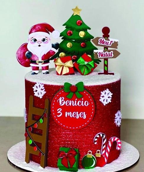 Topo de Bolo Natal