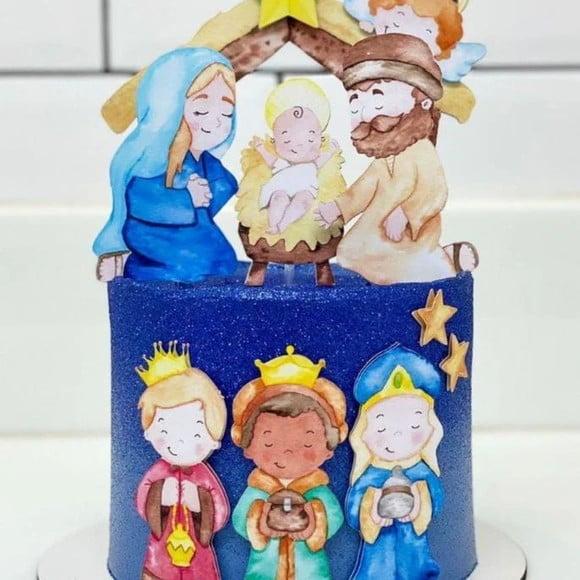 Topo de Bolo Natal