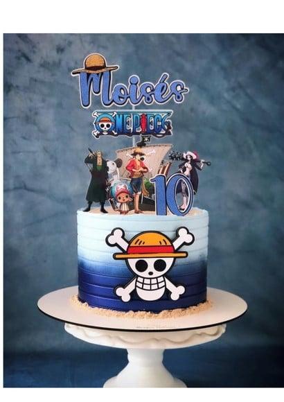 Topo de Bolo One Piece