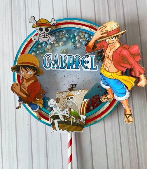 Topo de Bolo One Piece