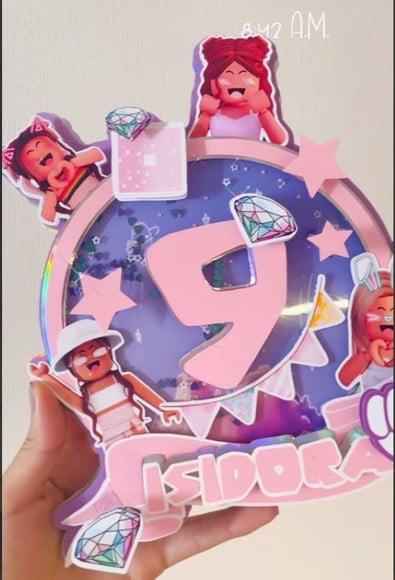 Topo de Bolo Roblox