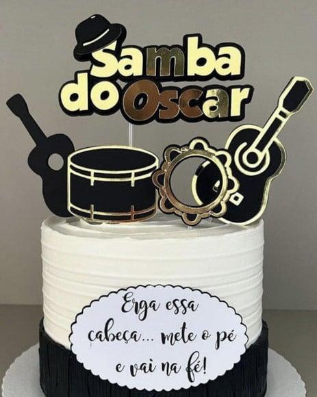 Topo de Bolo Samba