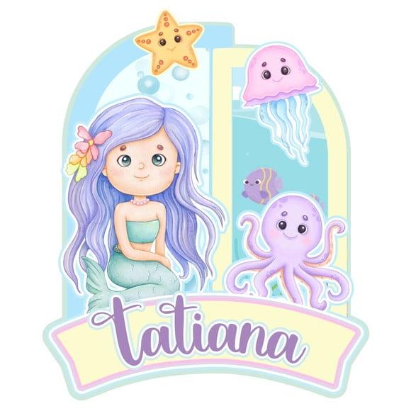 Topo de Bolo Sereia
