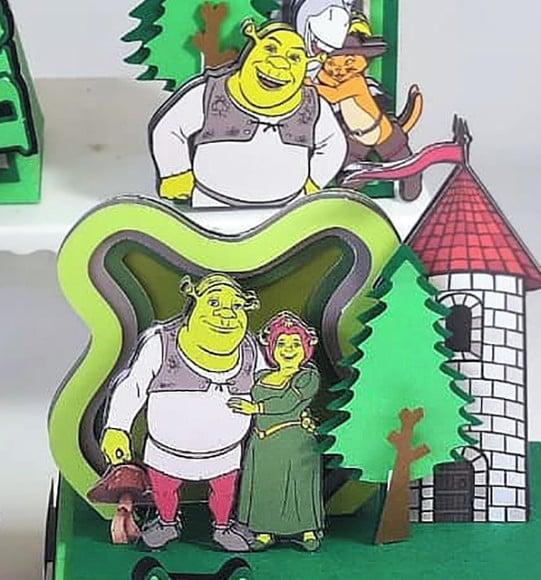 Topo de Bolo Sherek