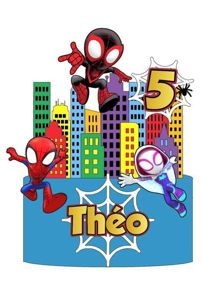 Topo de Bolo Spidey