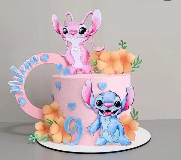 Topo de Bolo Stitch