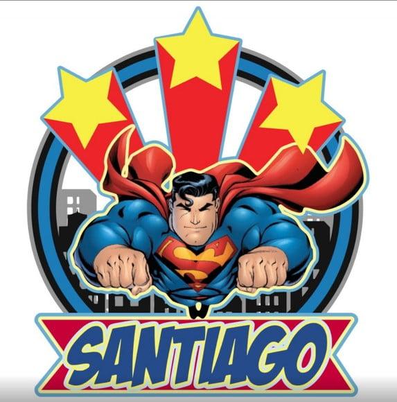Topo de Bolo Super Homem