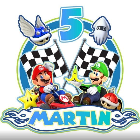 Topo de Bolo Super Mario