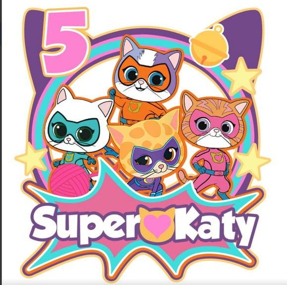 Topo de Bolo Super Kitties