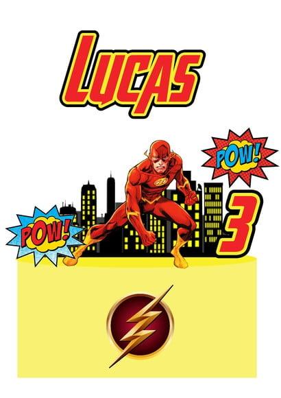 Topo de Bolo The Flash