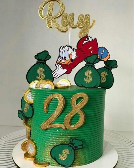 Topo de Bolo Tio Patinhas