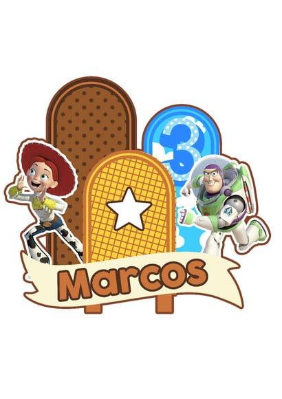 Topo de Bolo Toy Story