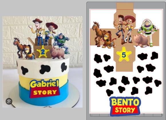 Topo de Bolo Toy Story