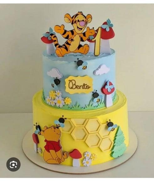 Topo de Bolo Ursinho Pooh