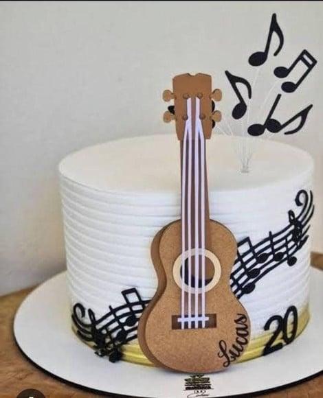 Topo de Bolo Violão