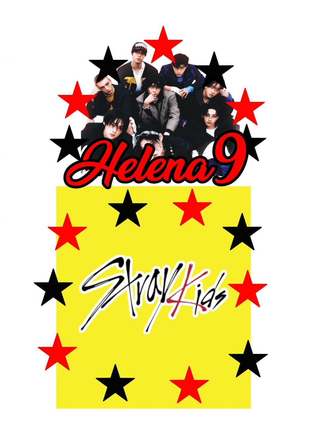 Arquivo de corte Topo de Bolo StrayKids