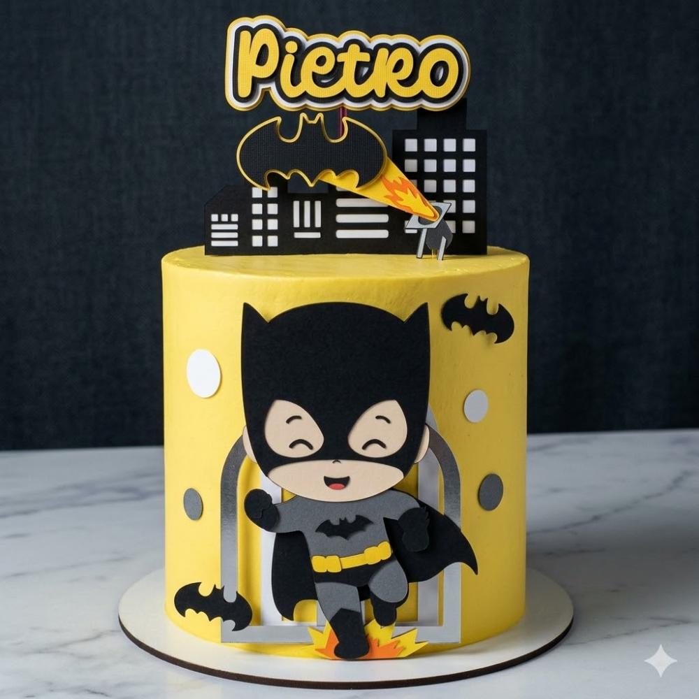 Arquivo de corte topo de bolo batman