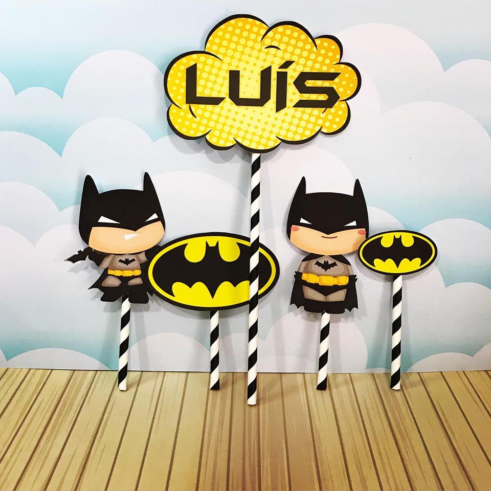 Topo de Bolo Batman