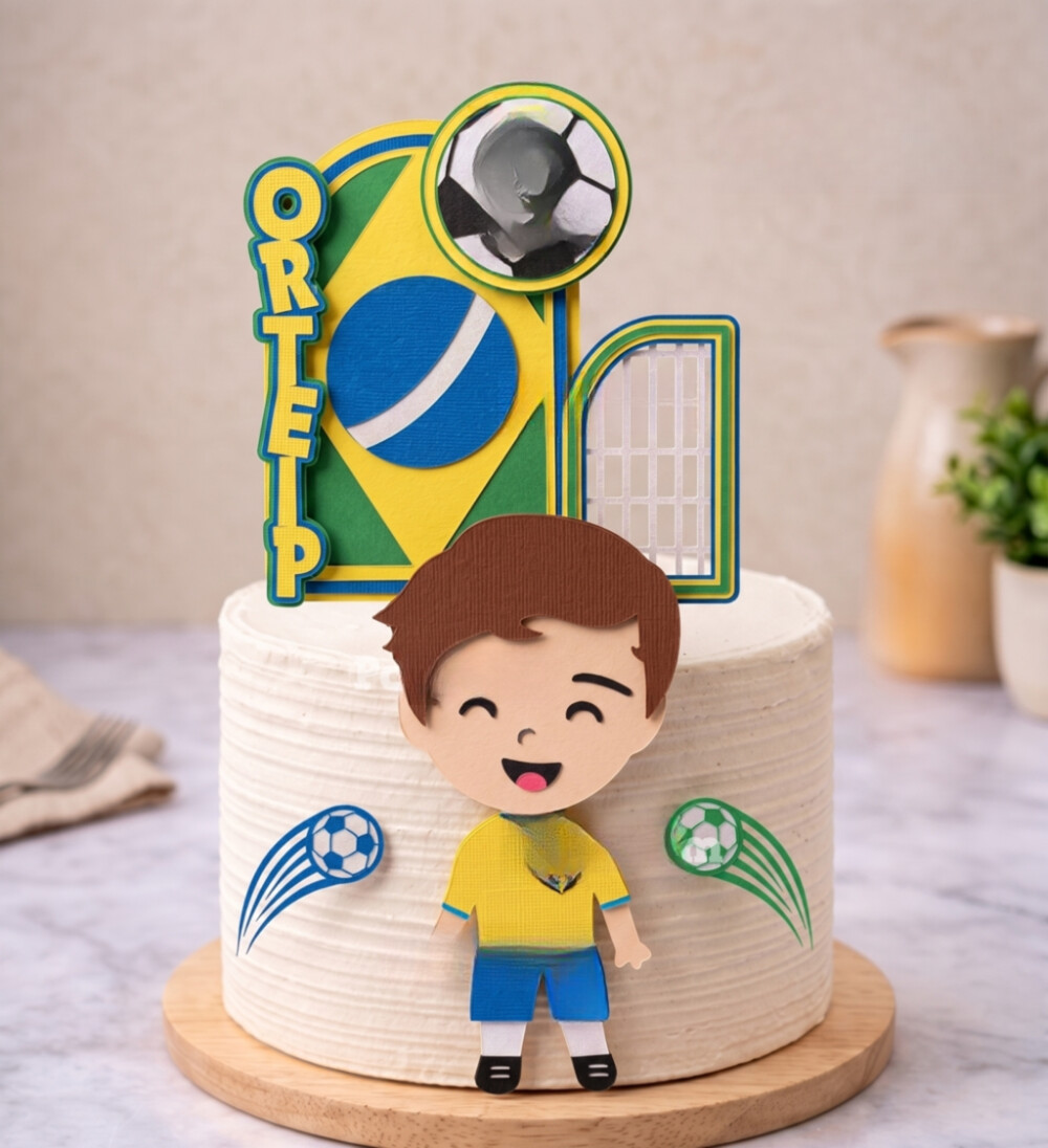 Arquivo de corte topo de bolo Copa do Mundo
