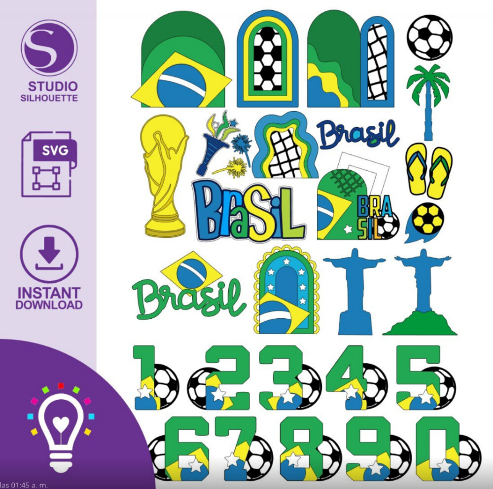 Arquivo de corte topo de bolo Copa do Mundo