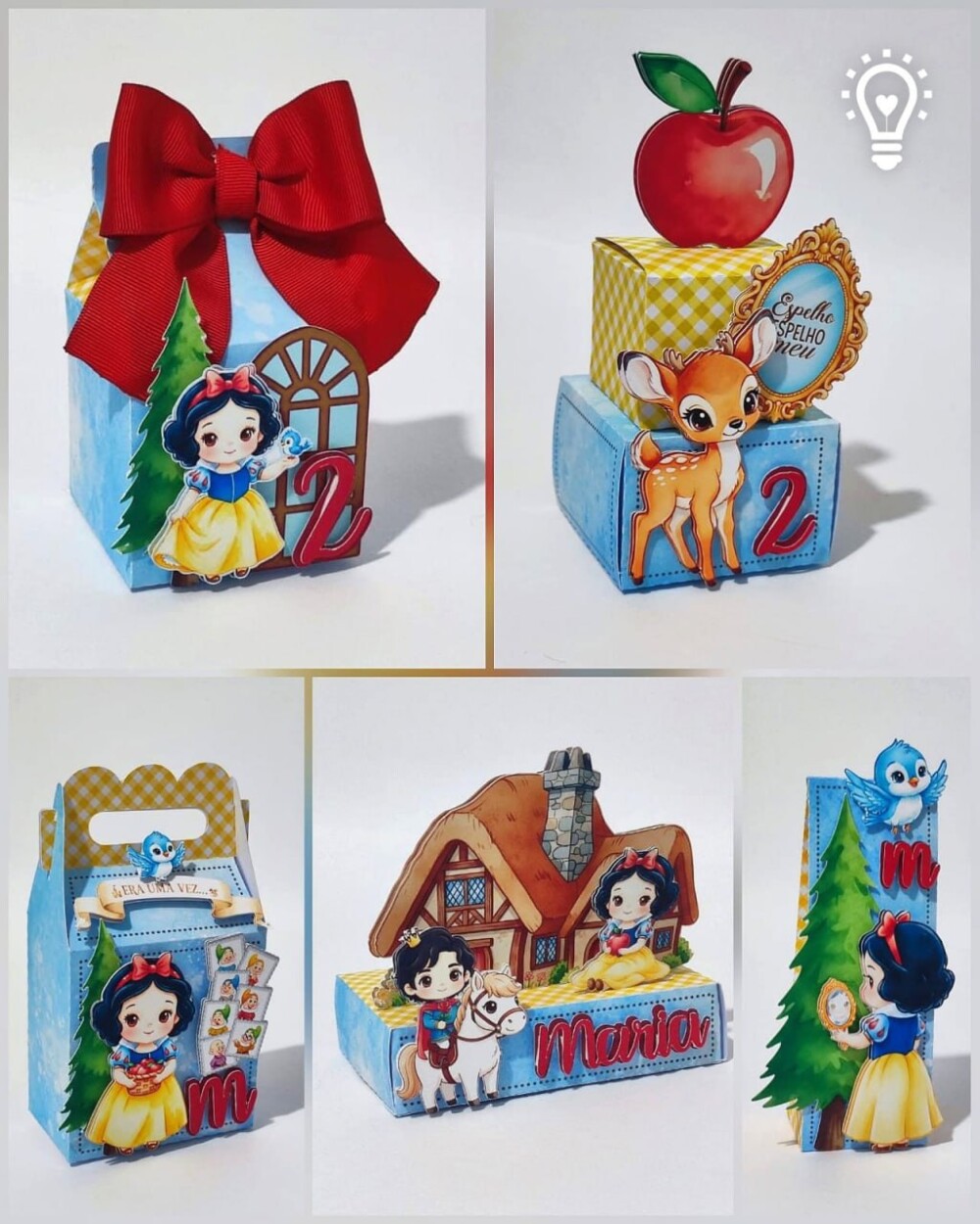Arquivo de corte Festa Pronta Branca de Neve