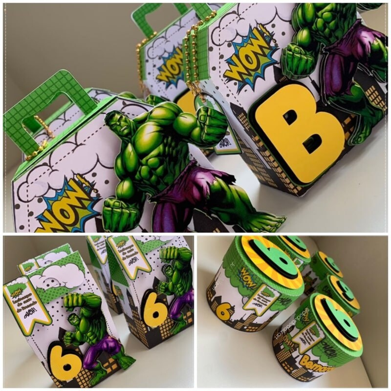 Arquivo de corte Festa Pronta Hulk