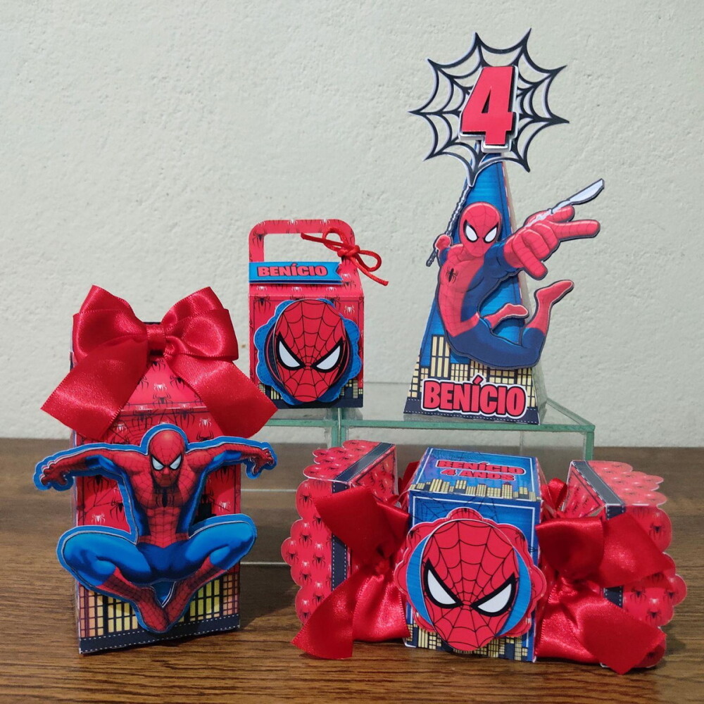 Arquivo de corte Festa Pronta Homem Aranha