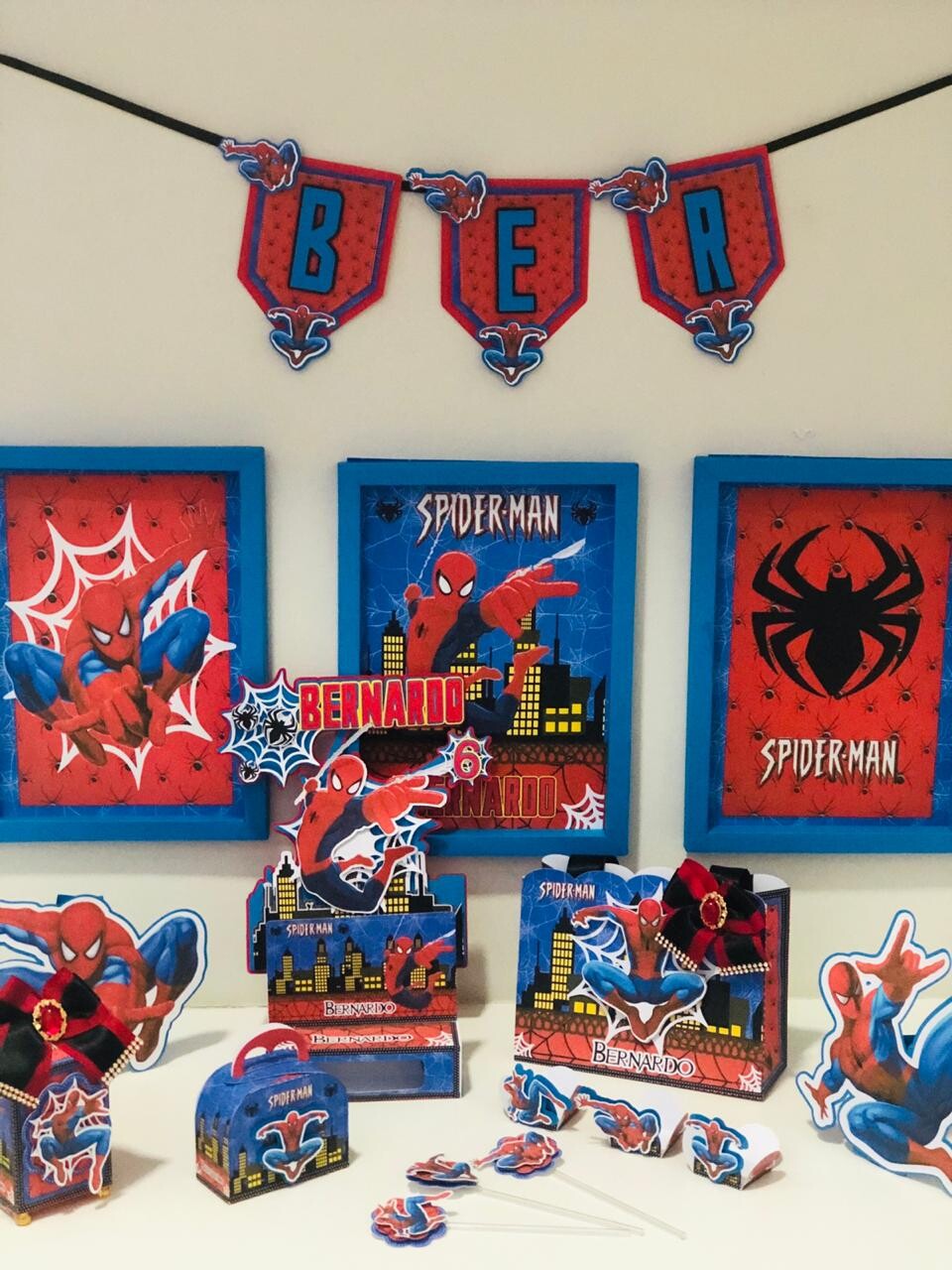 Arquivo de corte Festa Pronta Homem Aranha