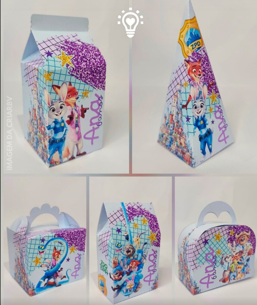 Arquivo de corte Festa Pronta Zootopia